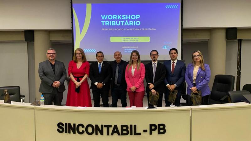  Sindifisco-PB participa de Workshop Tributário
